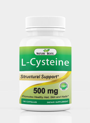 L-Cysteine Structural Support 500Mg 180 Capsules