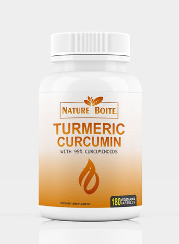 Turmeric Curcumin With 95 Percent Curcuminoids 180 Veg Capsules