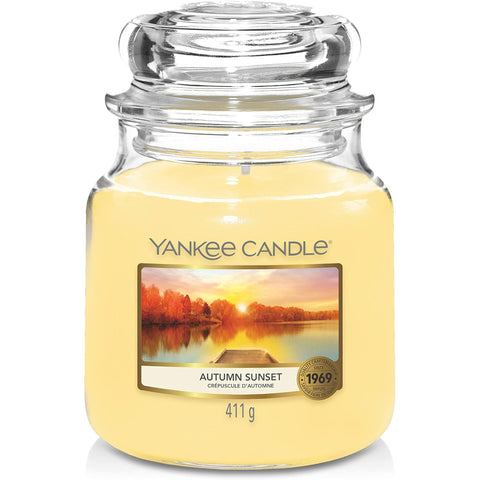 Yankee Candle Autumn Sunset Medium Jar Candle 411g