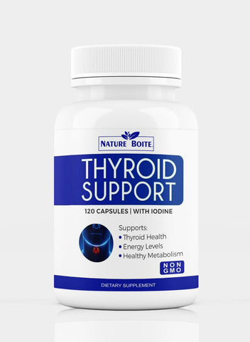 Thyroid Support With Iodine 120 Capsules
