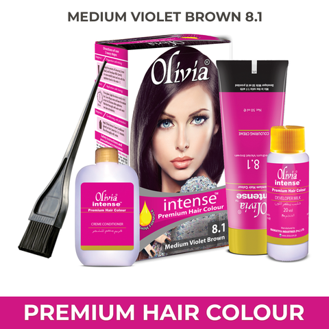 Olivia Intense - Medium Violet Brown Hair Colour