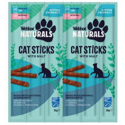 Webbox Natural Cat Stick With Malt 6s 30G