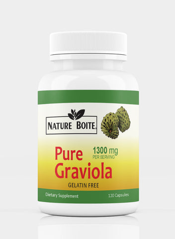 Pure Graviola Gelatin Free 1300Mg 120 Capsules