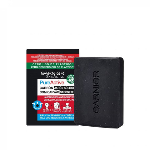 Garnier Pure Active Charcoal Cleansing Bar 100G