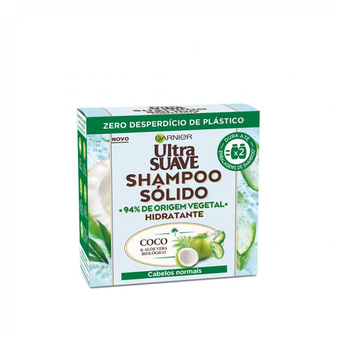 Garnier Ultra Doux Moisturizing Coconut & Aloe Vera Solid Shampoo 60G