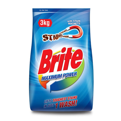 Brite Washing Powder Maximum Power 3Kg