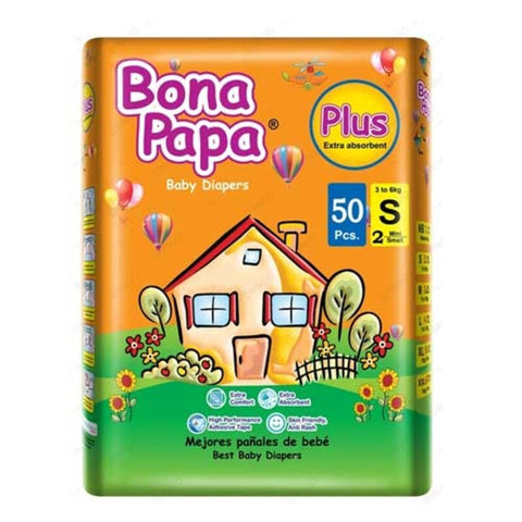 Bona Papa Plus Diaper Eco (S) 50'S