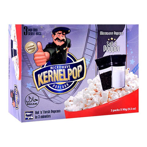 Kernel Pop Popcorn Salt & Pepper 90G