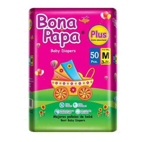 Bona Papa Plus Diaper Eco (M) 50's