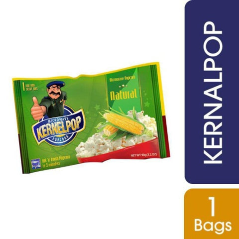 Kernel Pop Popcorn Natural 80g Sachet