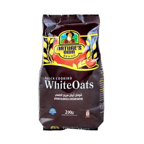 Nature's Own Quick Cooking White Oats 200g Pouch