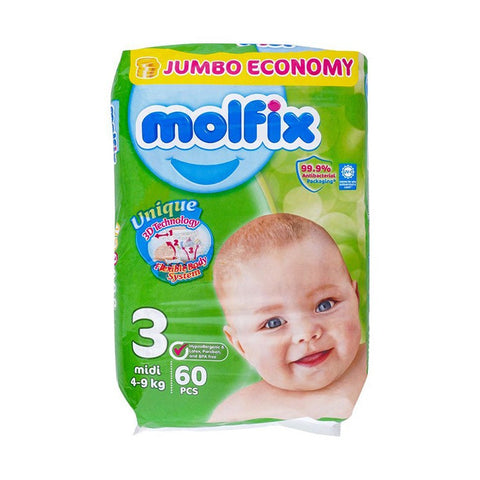 Molfix Diapers Jumbo Pack Midi 60's