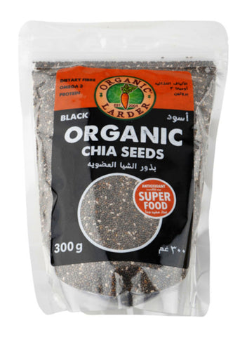 Organic Larder Organic Black Chia Seeds 300g