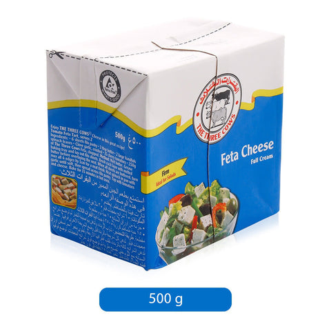 The Three Cows Feta Cheese Full Cream 500g