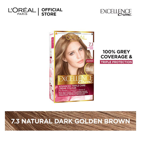 Loreal Paris Excel Hair Color 7.3
