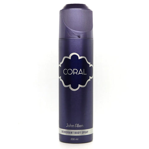 John Allen Coral Body Spray 200ml