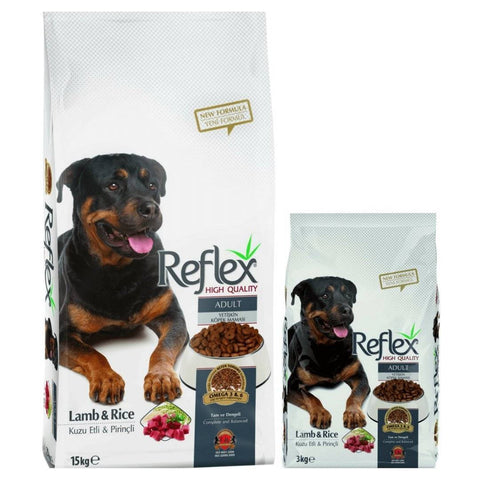 Reflex Adult Dog Food Lamb & Rice 3KG