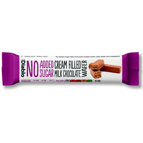 Diablo NAS Cream Filled Milk Chocolate Wafers 30g
