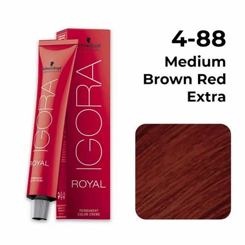 Igora Hair Color Medium Brown Red Extra 4-88 60Ml