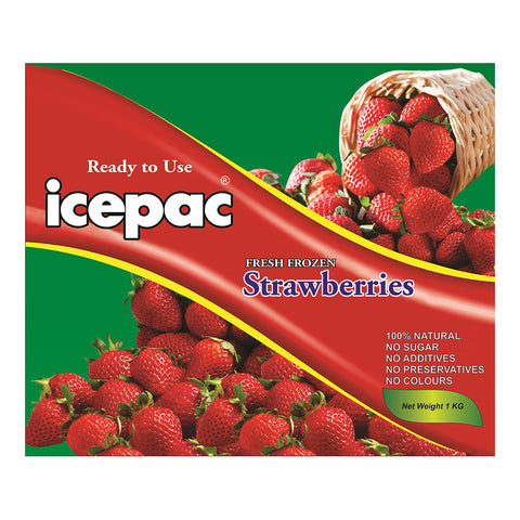 Icepac Frozen Strawberries 1Kg
