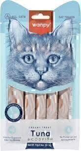Wanpy Tuna & Codfish Creamy Treats For Cats