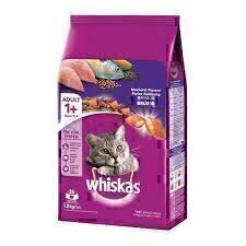 Whiskas 1+ Adult Dry Cat Food Mackerel Flavor 3KG
